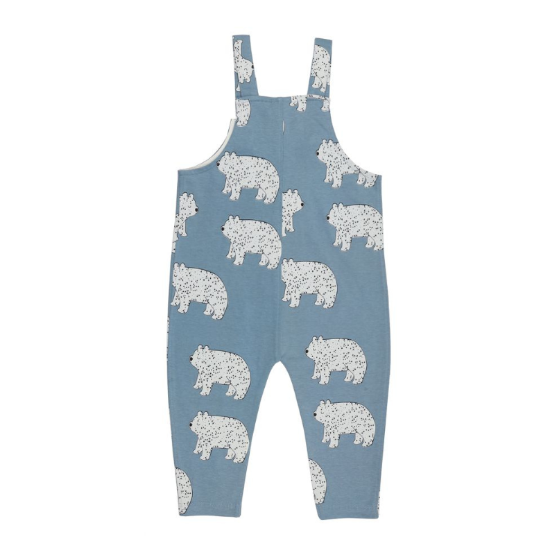 Polar Bear Easy Dungarees by Turtledove London