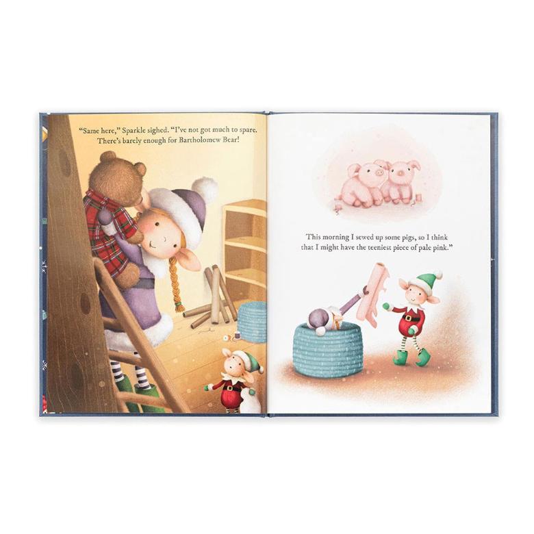 Eldo Elf and the Patchwork Bashful Bunny Book by Jellycat