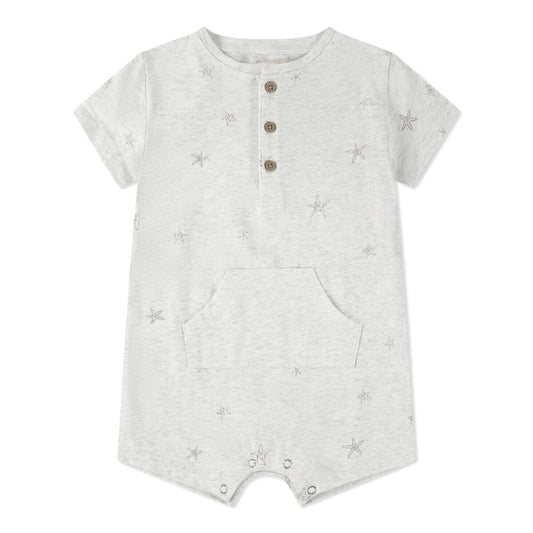 Grey Starfish Short Romper by Ettie + H