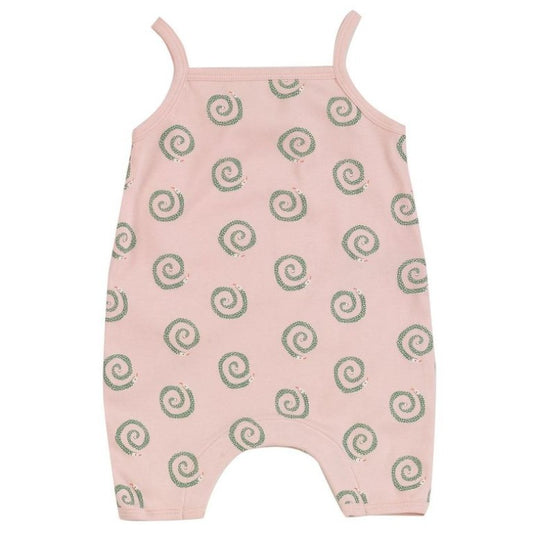 Pink Swirly Snake Playsuit by Pigeon Organics