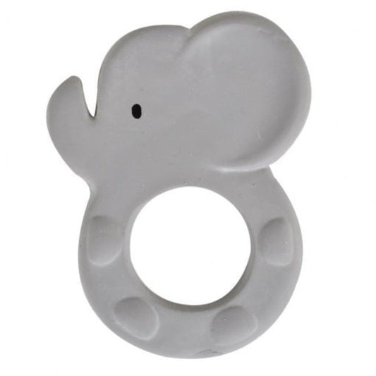 Elephant - Natural Rubber Organic Baby Teether by TIKIRI