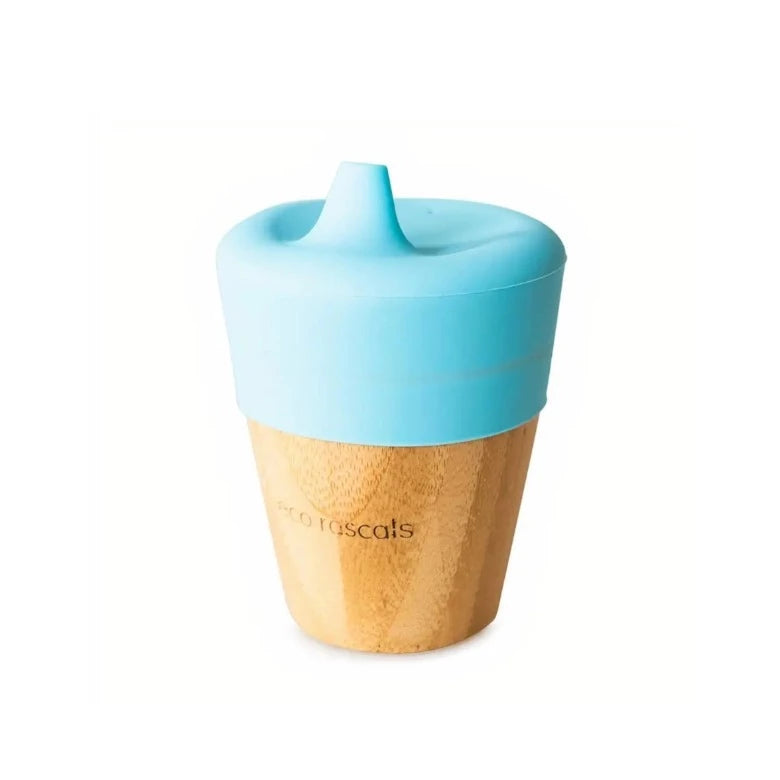 Small cup with sippy feeder- Blue by Eco Rascals