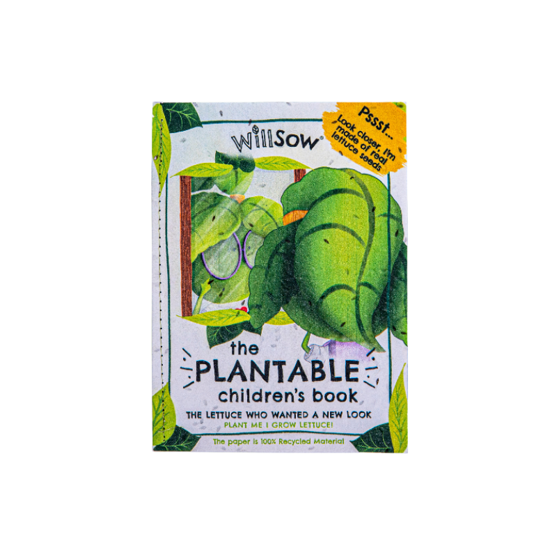 The Lettuce Who Wanted A New Look Plantable Book by Willsow