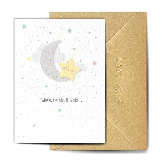 'Twinkle Twinkle' Plantable Card