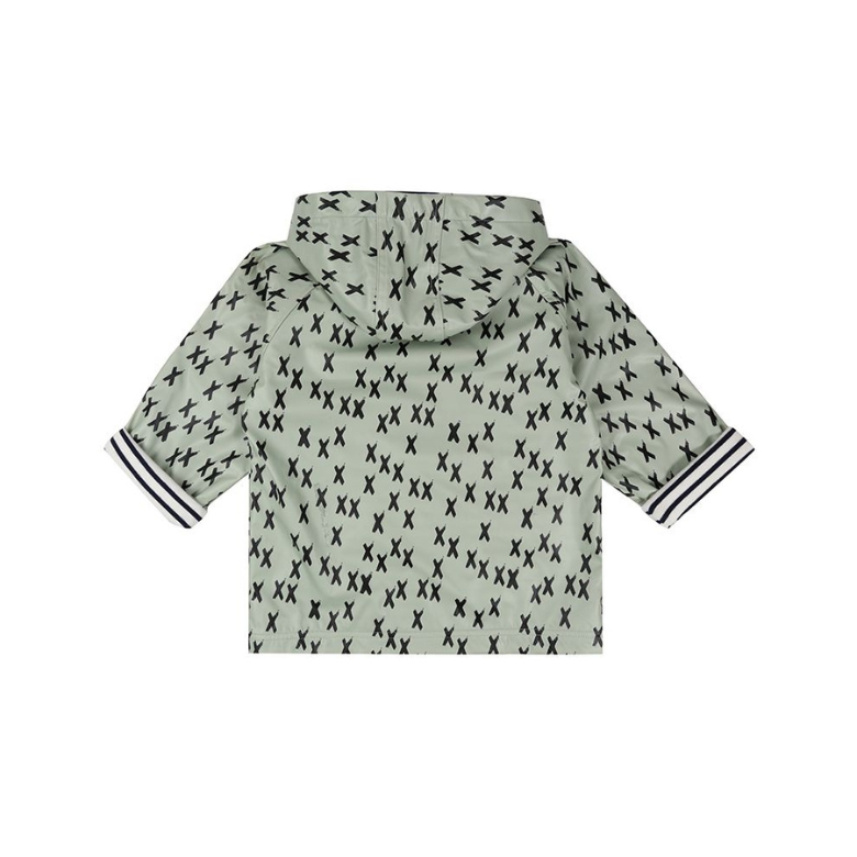 Green Kisses Eco Raincoat by Turtledove London