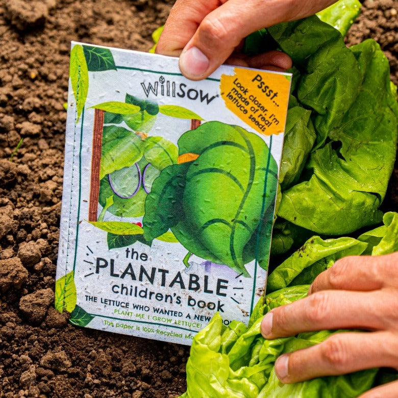 The Lettuce Who Wanted A New Look Plantable Book by Willsow