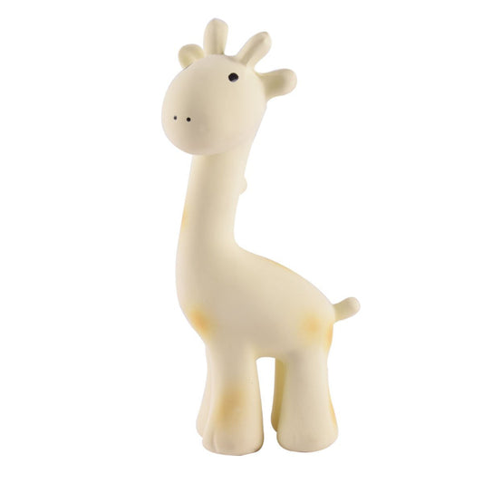 Giraffe Natural Rubber Rattle and Bath Toy by TIKIRI
