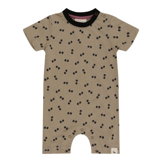 Peapod Print Shortie Romper by Turtledove London